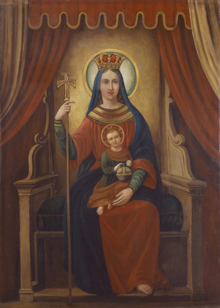 Our Lady of Mercy painting blessed by Pope Leo X111 and gifted to the Sisters of Mercy in 1890